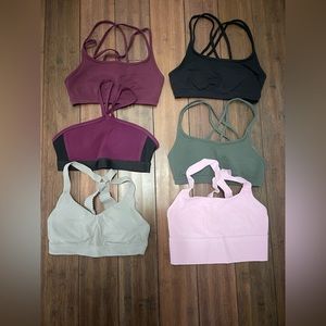 Athleta sports bra bundle xs